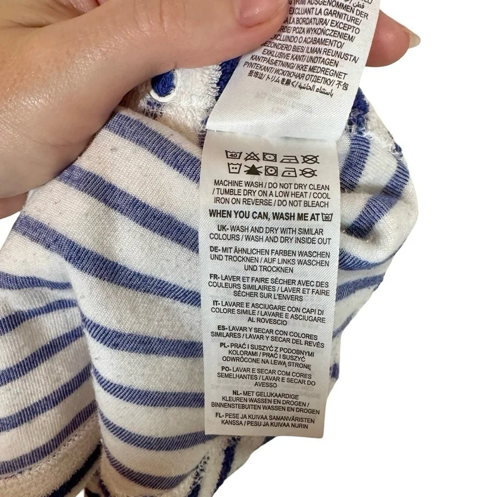 Baby Boden Rainbow Turtle Toweling Poncho Terry Hooded Cover Up Throw On